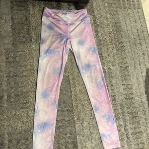 tie-dye leggings. From the Brand 90 degrees by reflect.